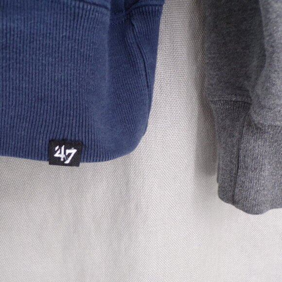 47 New England Patriots Pullover Zip Neck Cotton Sweat Jacket - X-Large - Picture 4 of 9